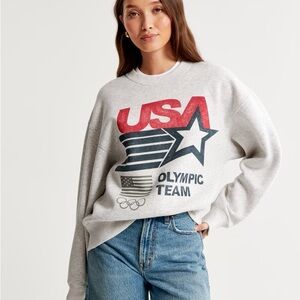 USA Olympic Team Gray Sweatshirt